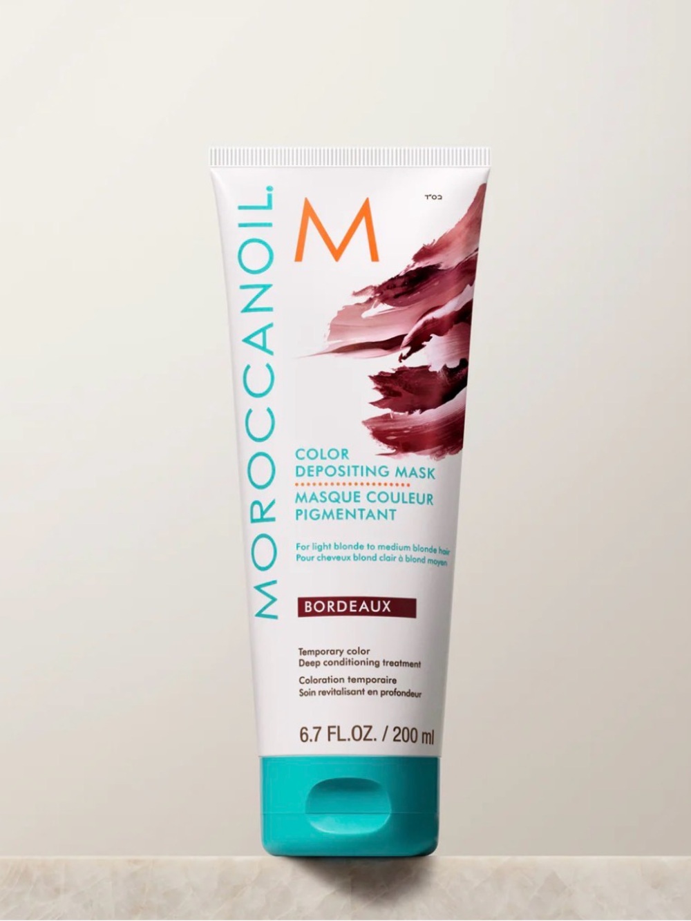 Moroccanoil Color Depositing Mask - Teal Cap - Bordeaux
